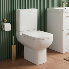 Prestige Options 600 Rimless Open Back Close Coupled Toilet (inc Soft Close Seat)
