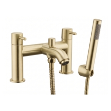 Prestige Ottone Bath Shower Mixer Tap - Brushed Brass