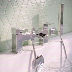 Prestige Phase Bath Shower Mixer Tap Chrome