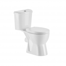 Prestige Proton Rimless Close Coupled Toilet - Soft Close Seat