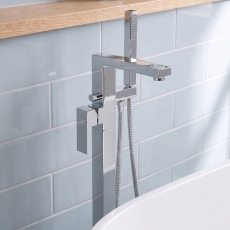 Prestige Pure Mono Bath Shower Mixer Tap Freestanding - Chrome