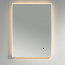 Prestige Seattle Rectangular LED Mirror with Demister Pad and Touch Sensor 800mm H x 600mm W