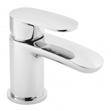 Prestige Verve Mini Mono Basin Mixer Tap with Click Waste - Chrome