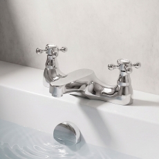 Prestige Viktory Bath Filler Tap Deck Mounted - Chrome
