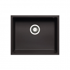 Prima+ Granite 1.0 Bowl Undermount Kitchen Sink 540mm L x 440mm W - Black