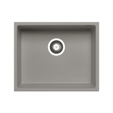 Prima+ Granite 1.5 Bowl Undermount Kitchen Sink 540mm L x 440mm W - Light Grey
