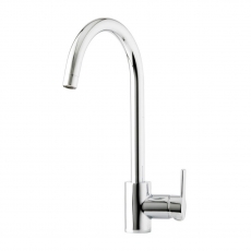 Prima Soho Swan Neck Single Lever Kitchen Sink Mixer Tap - Chrome