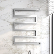 Radox Serpentine Designer Heated Towel Rail 730mm H x 500mm W Chrome