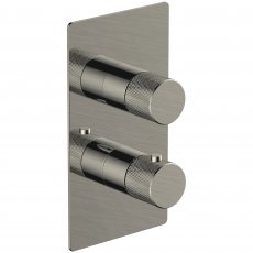 RAK Amalfi Thermostatic Single Outlet Concealed Shower Valve - Brushed Nickel