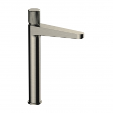 RAK Amalfi Tall Basin Mixer Tap Without Waste - Brushed Nickel