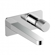 RAK Amalfi Wall Mounted Basin Mixer Tap with Back Plate - Chrome