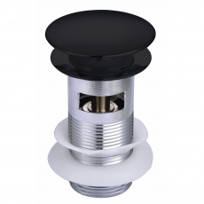 RAK Click Clack Basin Waste Black - Slotted