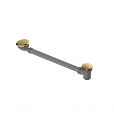 RAK Clicker Bath Waste - Brushed Gold