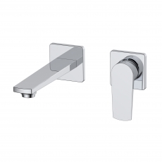 RAK Blade Wall Mounted Basin Mixer Tap - Chrome