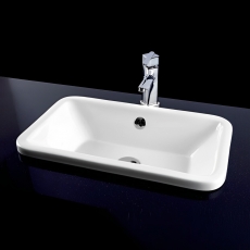 RAK Chameleon Inset Counter Basin 560mm Wide - 0 Tap Hole