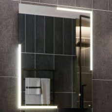 RAK Citrine Portrait LED Mirror with Switch and Demister Pad 800mm H x 600mm W Illuminated