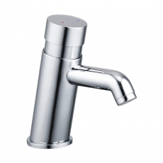 RAK Self Closing Non Concussive Basin Mixer Tap - Chrome