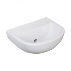 RAK Compact Special Needs HO Cloakroom Basin 380mm Wide - 0 Tap Hole