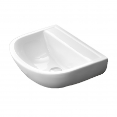 RAK Compact Special Needs Cloakroom Basin 500mm Wide - 0 Tap Hole