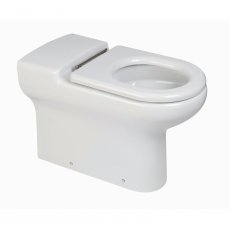 RAK Compact Extended Rimless Back to Wall Pan 700mm Projection Alpine White - Excluding Seat