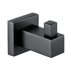 RAK Cubis Modern Robe Hook Wall Mounted - Black