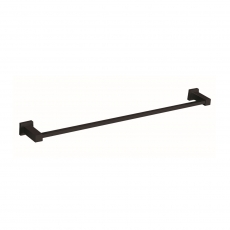 RAK Cubis Single Towel Bar 600mm Wide - Black