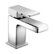 RAK Cubis Mono Basin Mixer Tap with Clicker Waste - Chrome