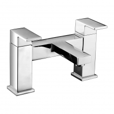RAK Cubis Bath Filler Tap Pillar Mounted - Chrome