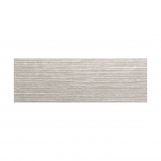RAK Cumbria Ceramic Wall Tiles 300mm x 600mm - Matt Groove Decor Oyster (Box of 8)