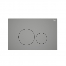RAK Ecofix Round Dual Flush Plates - Matt Grey