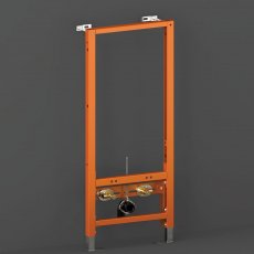 RAK Ecofix Concealed Bidet Support Frame with Adjustable Fittings 1140mm High - Orange