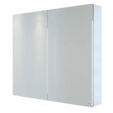 RAK Gemini 2-Door Mirrored Bathroom Cabinet 700mm H x 800mm W - Stainless Steel
