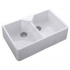 RAK Gourmet 10 Ceramic Belfast Kitchen Sink 2.0 Bowl 800mm L x 500mm W - White
