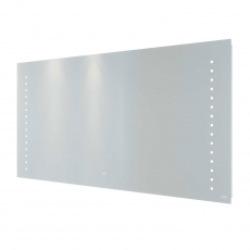 RAK Hestia LED Landscape Mirror with Switch and Demister Pad 600mm H x 1200mm W Illuminated