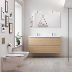 RAK Joy 1200mm 2-Drawer Wall Hung Vanity Unit