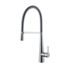 RAK Oslo Pull Out Kitchen Sink Mixer Tap Side Lever - Chrome