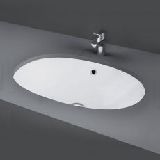 RAK Lily Undermount Countertop Basin 460mm Wide - 0 Tap Hole