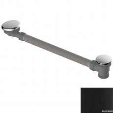 RAK Bath Overflow Filler Waste - Matt Black