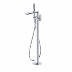 RAK Mercury Freestanding Bath Shower Mixer Tap - Chrome