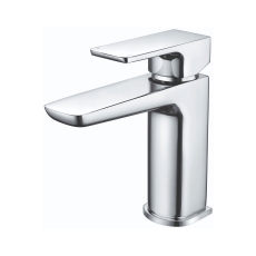 RAK Moon Mono Basin Mixer Tap with Clicker Waste - Chrome