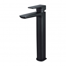 RAK Moon Tall Mono Basin Mixer Tap Without Waste - Black