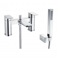 RAK Moon Bath Shower Mixer Tap Pillar Mounted - Chrome