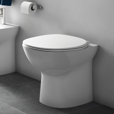 RAK Morning Rimless Back To Wall Toilet Comfort Height - Soft Close Seat