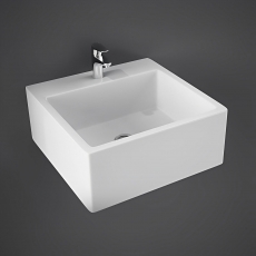 RAK Tasha Mini Square Basin 325mm Wide - 1 Tap Hole