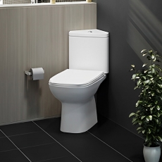 RAK Origin Corner Close Coupled Toilet (inc Soft Close Seat)