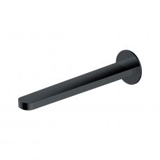 RAK Petit Round Bath Spout Wall Mounted - Matt Black