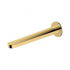 RAK Petit Round Bath Spout Wall Mounted - Brushed Gold
