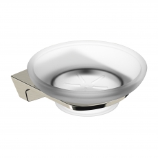 RAK Petit Square Soap Dish Holder - Brushed Nickel