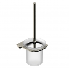 RAK Petit Square Toilet Brush Holder - Brushed Nickel