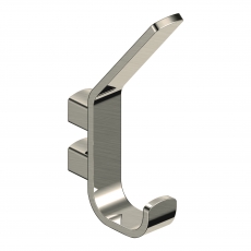 RAK Petit Square Robe Hook - Brushed Nickel